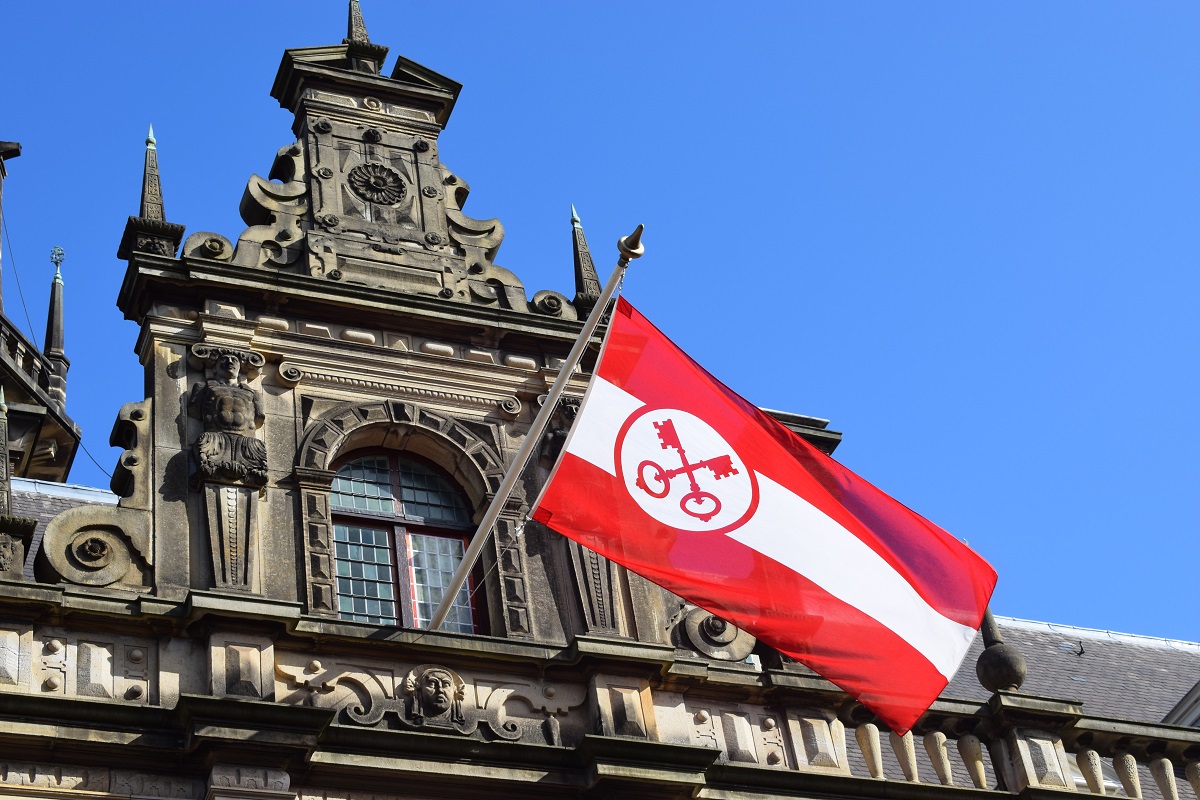 vlag leidse sleutelstad