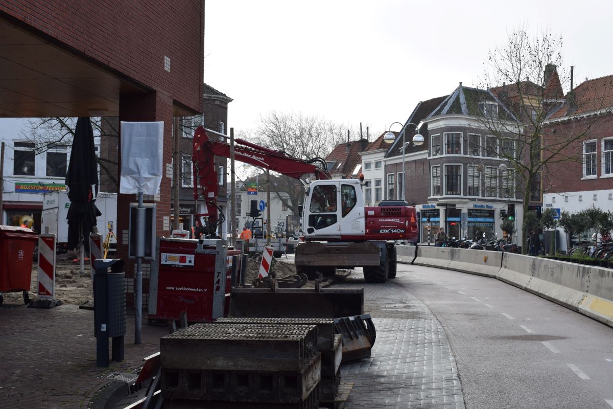 Hooigracht Leiden werkzaamheden