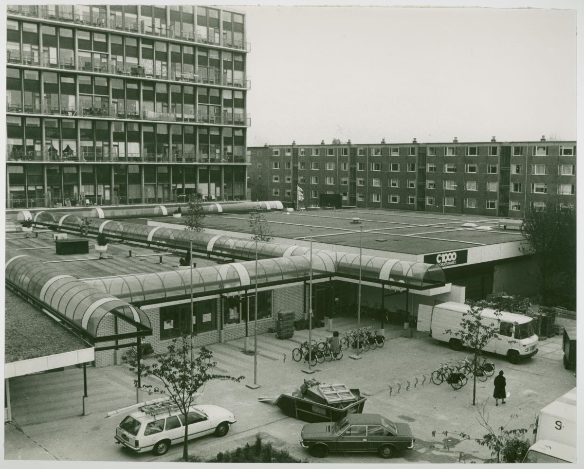 Supermarkt C1000 Diamantplein 1983 Erfgoed Leiden en Omstreken