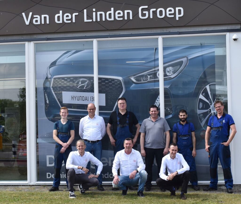 Teamfoto Leiden Van der Linden Groep