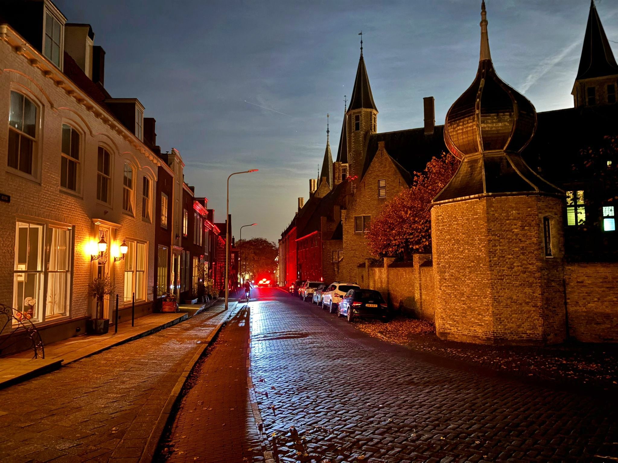 Mag het licht uit? Zo zat Middelburg een avond zonder straatverlichting