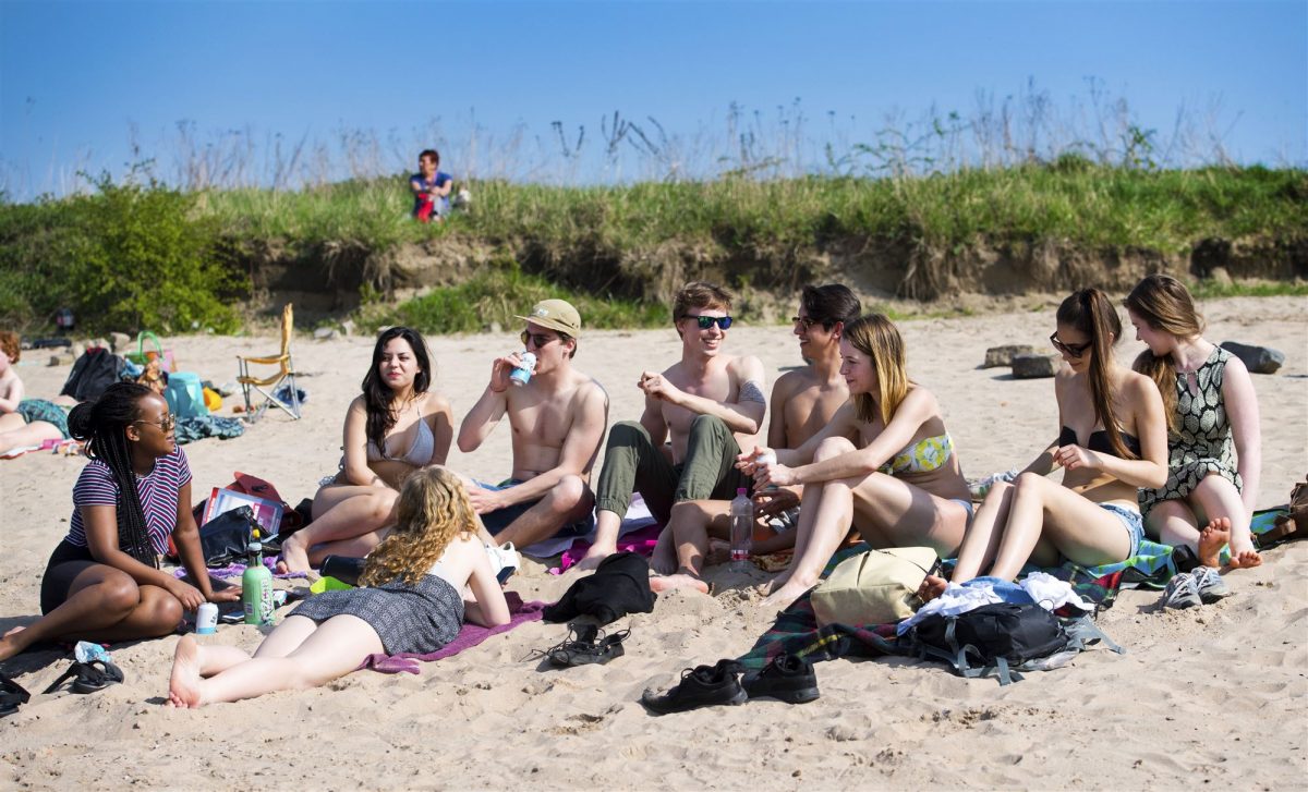 Waalstrandje Nijmegen Spiegelwaal