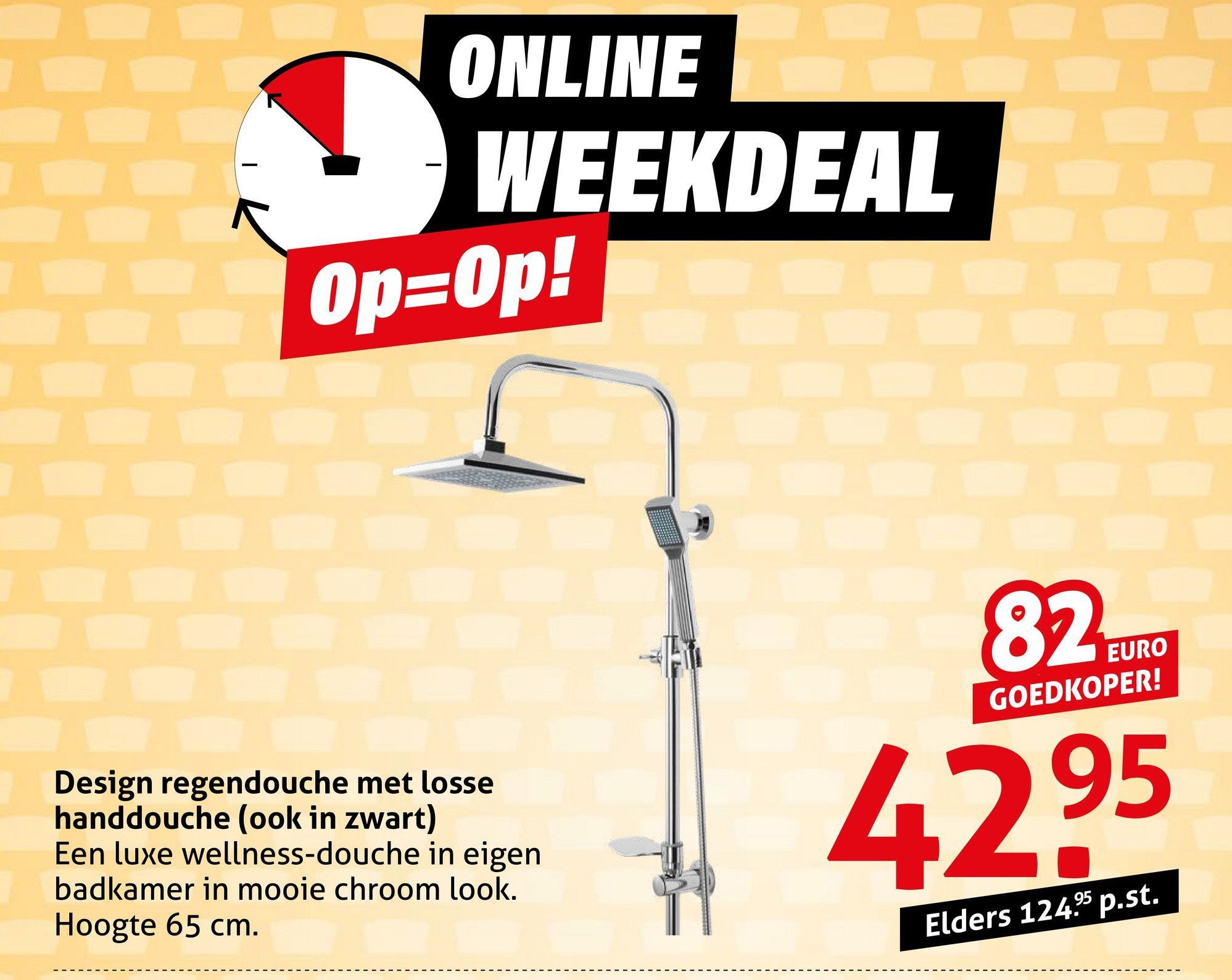 Design regendouche met losse handdouche indebuurt Nijmegen