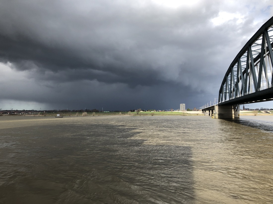 storm Ellen in Nijmegen
