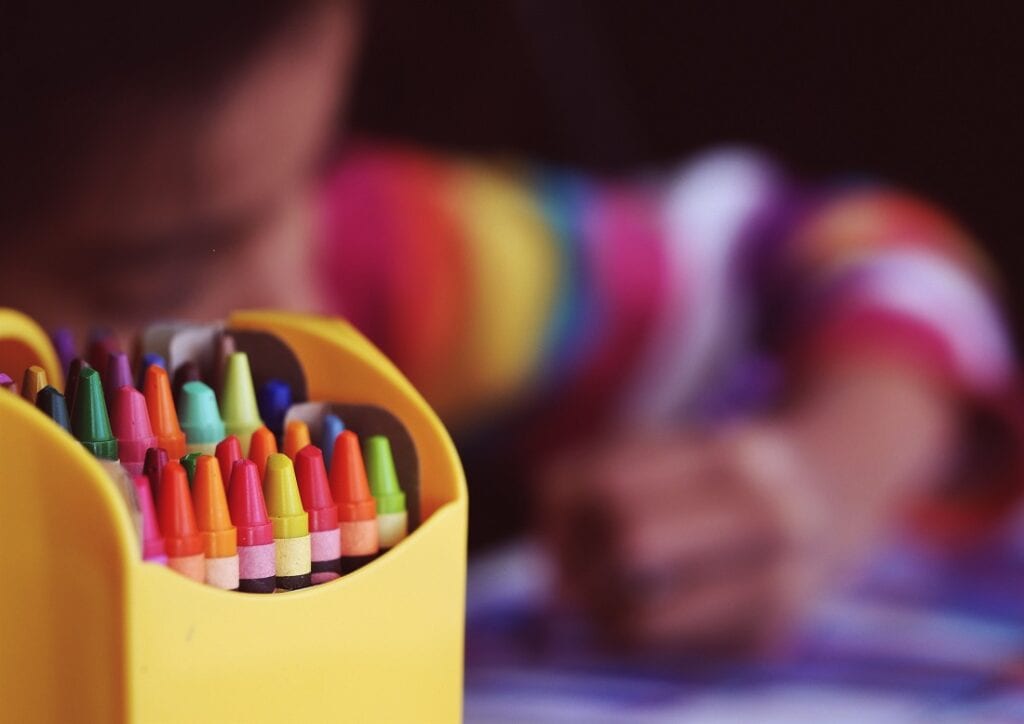 potloden kleuren kinderen