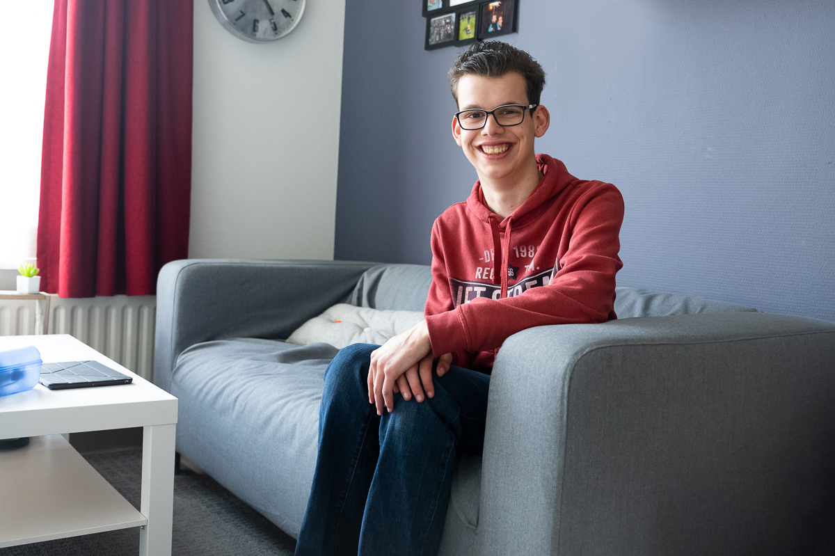 Jinze woont sinds een jaar op zichzelf bij 's Heeren Loo 'Ik vind hier