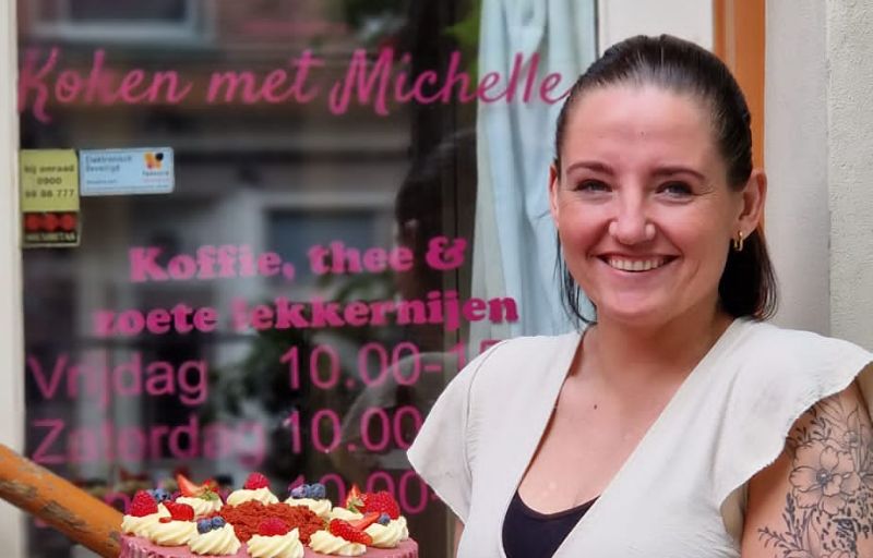 Michelle bakt zoete lekkernijen bij café in Bottendaal ‘Elke week een