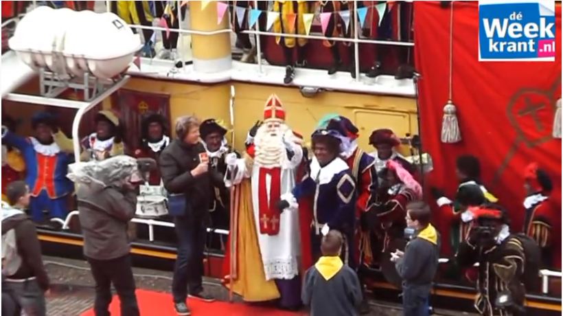 Sinterklaas in Harderwijk 2010. Still uit video