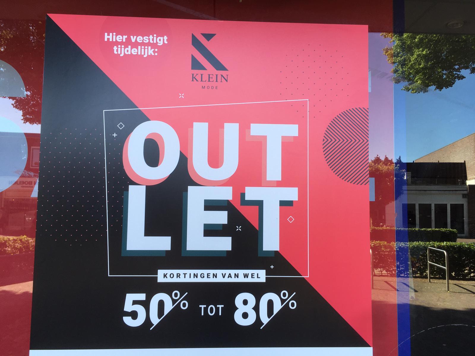 Shopaholics opgelet Outlet in oude pand