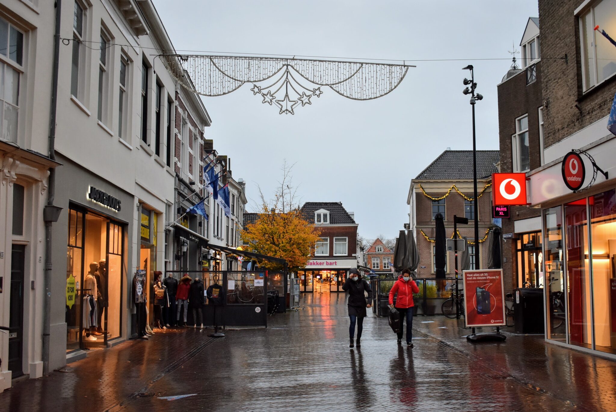 Binnenstad Harderwijk corona maatregelen november mondkapjesplicht