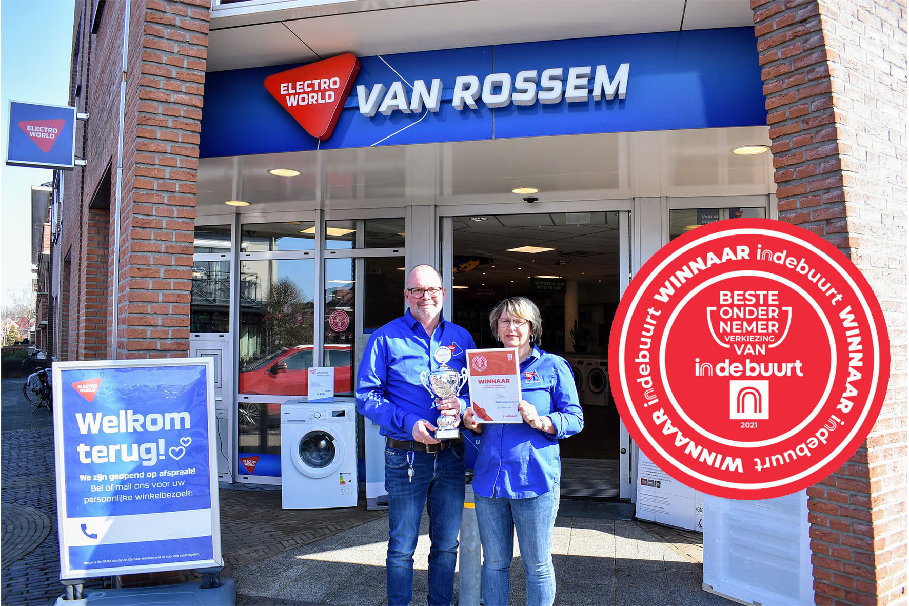 Johan van Rossem Putten Electro World electroworld winnaar