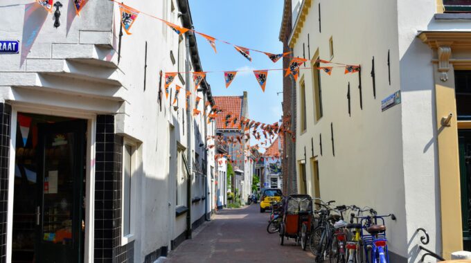 Oranje straten in Harderwijk