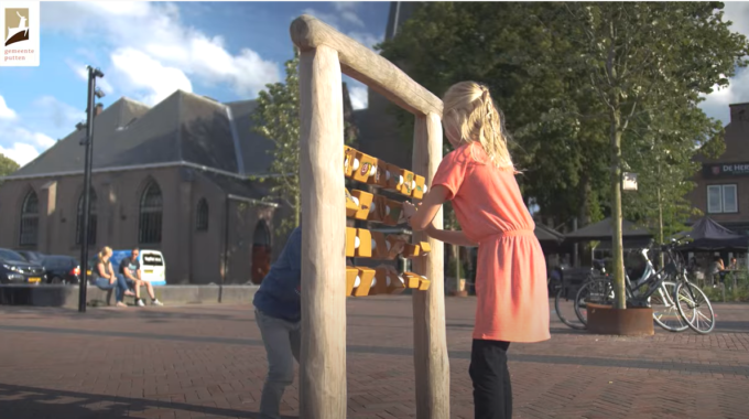 Het vernieuwde Kerkplein en Fontanusplein in Putten