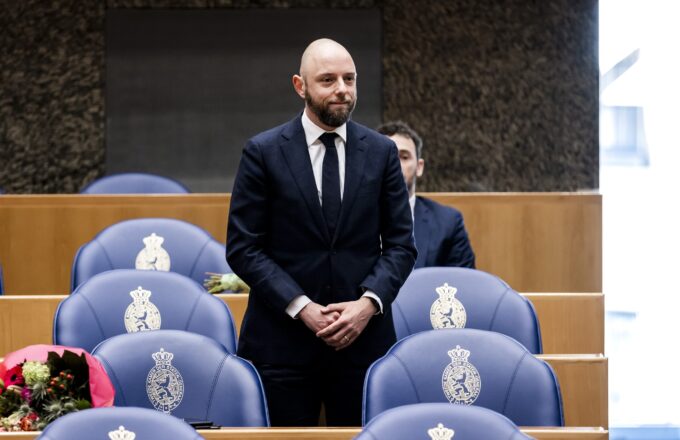 Harderwijkse Peter de Groot in de Tweede kamer prinsjesdag