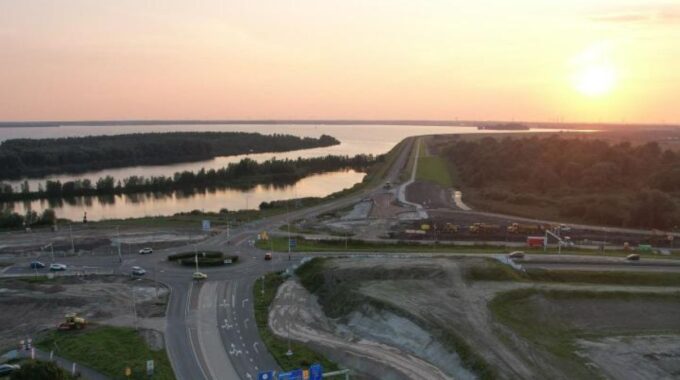 vernieuwde rotonde polder harderwijk zeewolde knardijk