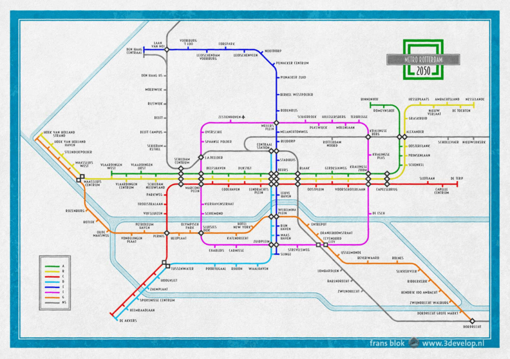 Frans heeft fantastische plannen voor de Rotterdamse metro indebuurt