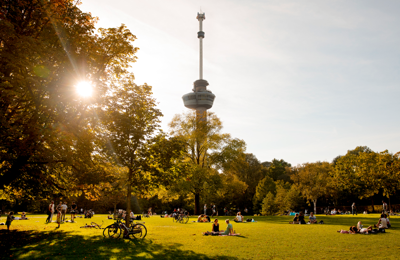 Zomer Euromast park vaderdag rotterdam