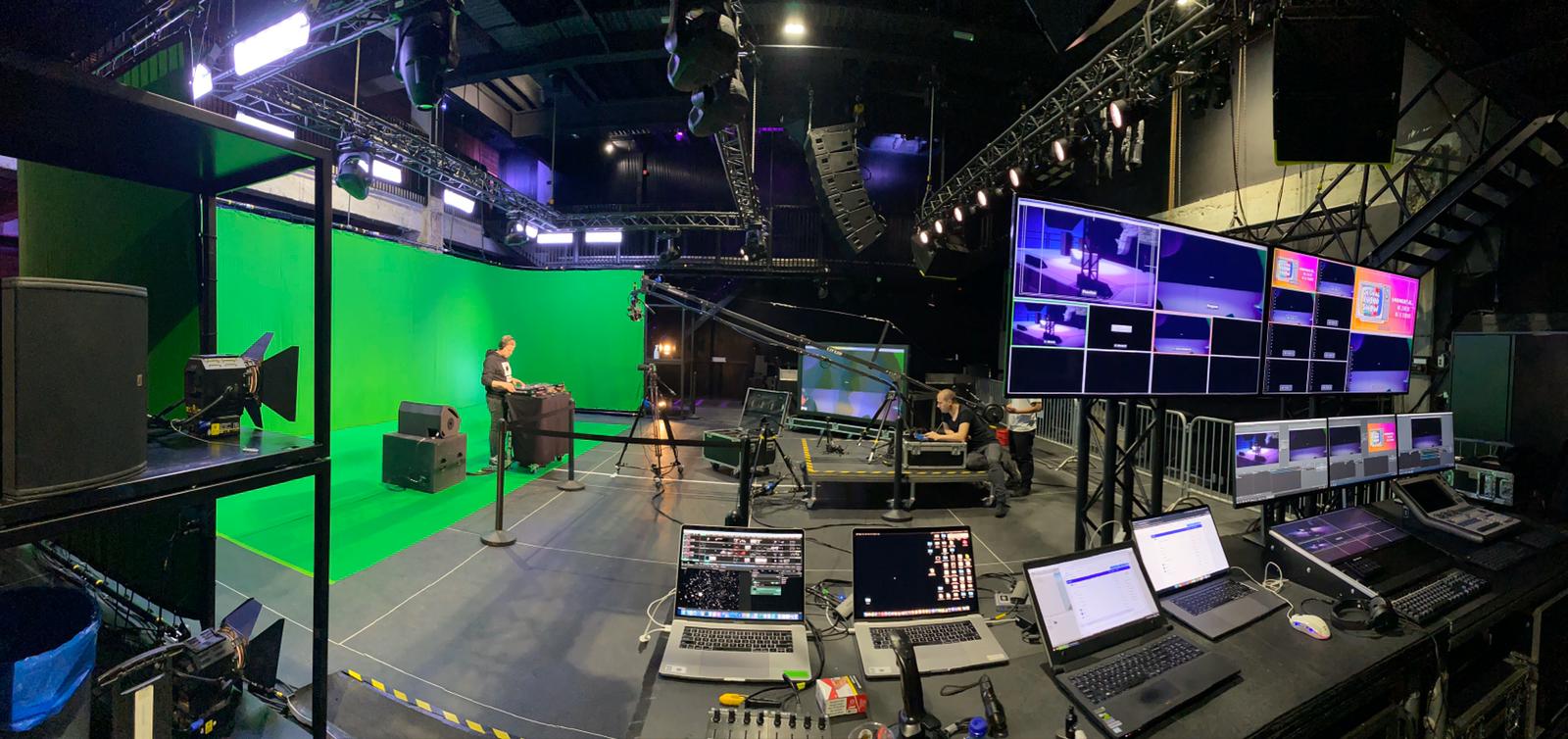Annabel Rotterdam opnamestudio green screen streamen