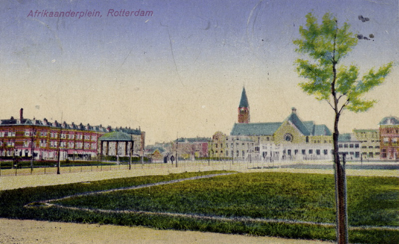 Afrikaanderplein Rotterdam, 1930 (Stadsarchief Rotterdam)