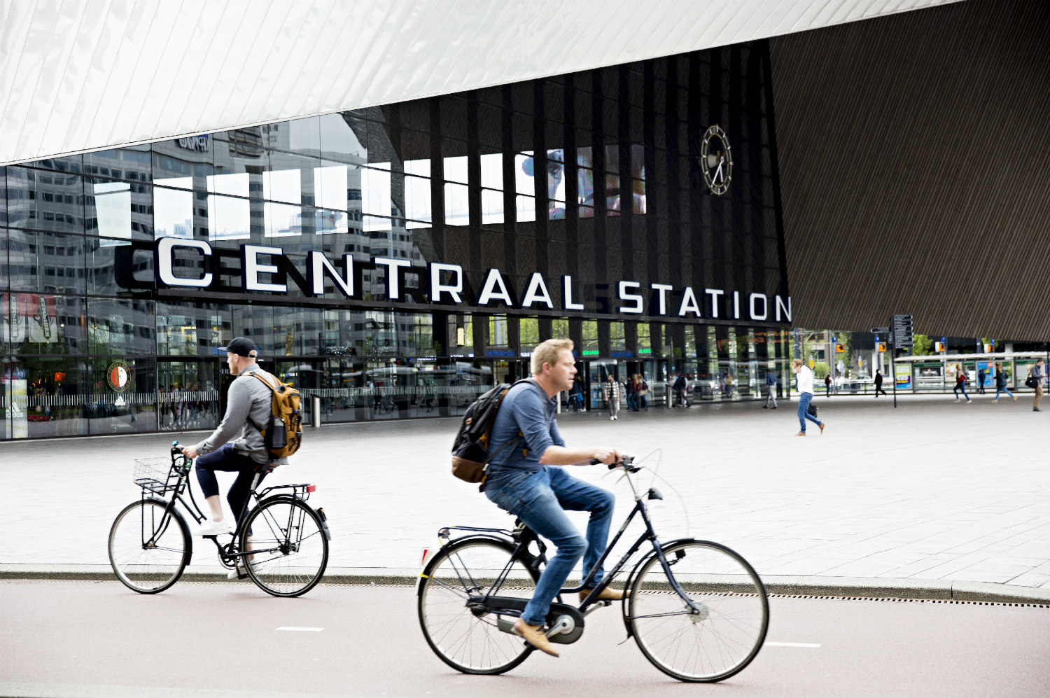 Fietsers Centraal Station