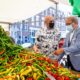 markt klanten winkelen