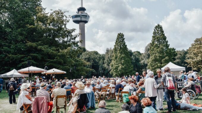 dag van de romantische muziek het park festival