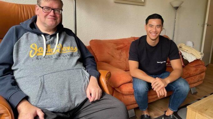 Nick en Thi bezoekmaatje UVV Rotterdam