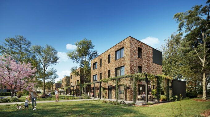 Parkbuurt twee-onder-een-kapwoningen buitenkant 1