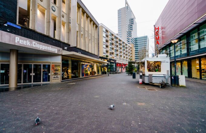 lockdown rotterdam winkelstraat
