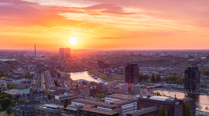 Uitzicht op Rotterdam West
