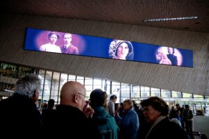 ANP beeld de namen van 14 mei Rotterdam