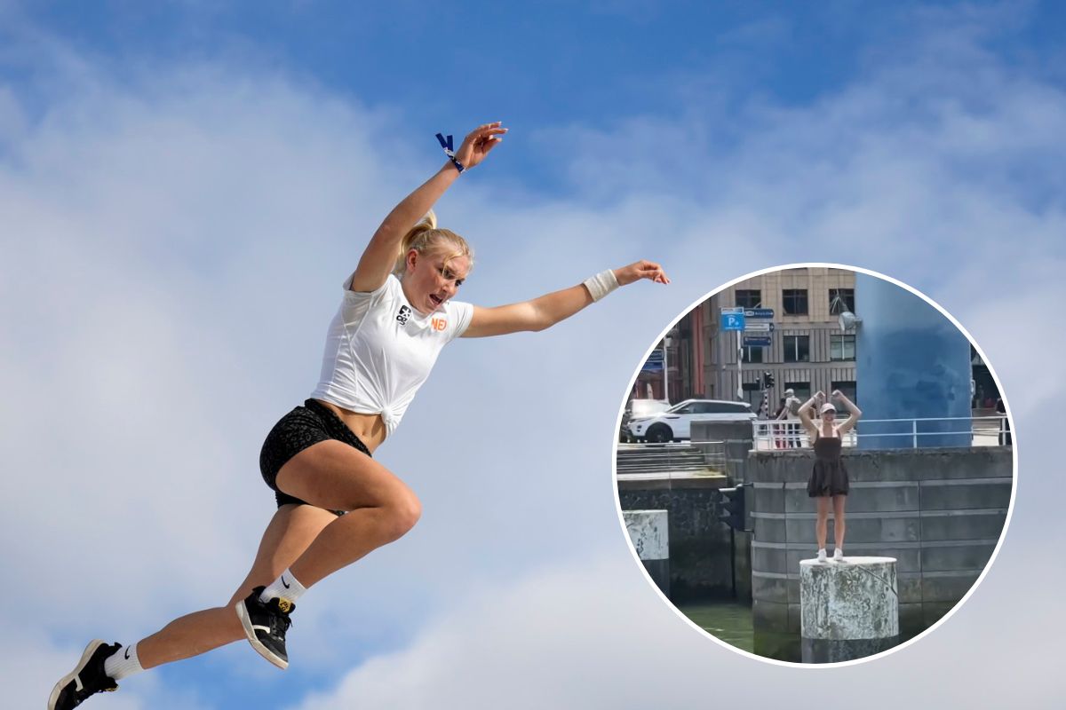 Jump! Freerunner Noa gaat viral door stuntvideo in Rotterdam