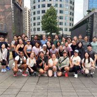 Deelnemers van de Matcha Run Club