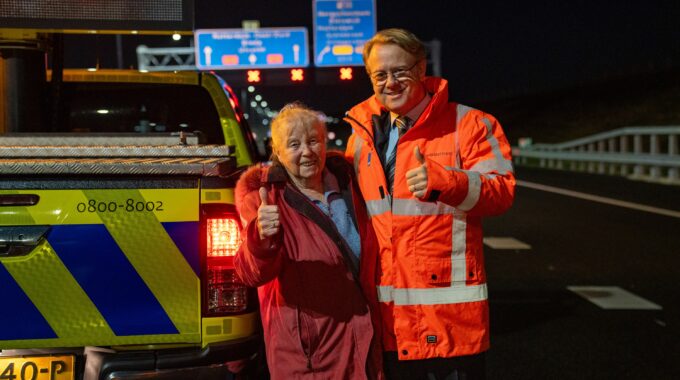 A16 nieuwe snelweg Rotterdam opening foto indebuurt