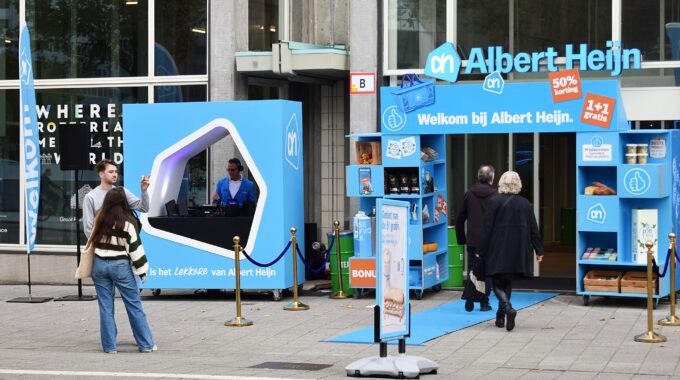 Albert Heijn nieuwe supermarkt winkel Rotterdam Centraal Groot Handelsgebouw indebuurt foto