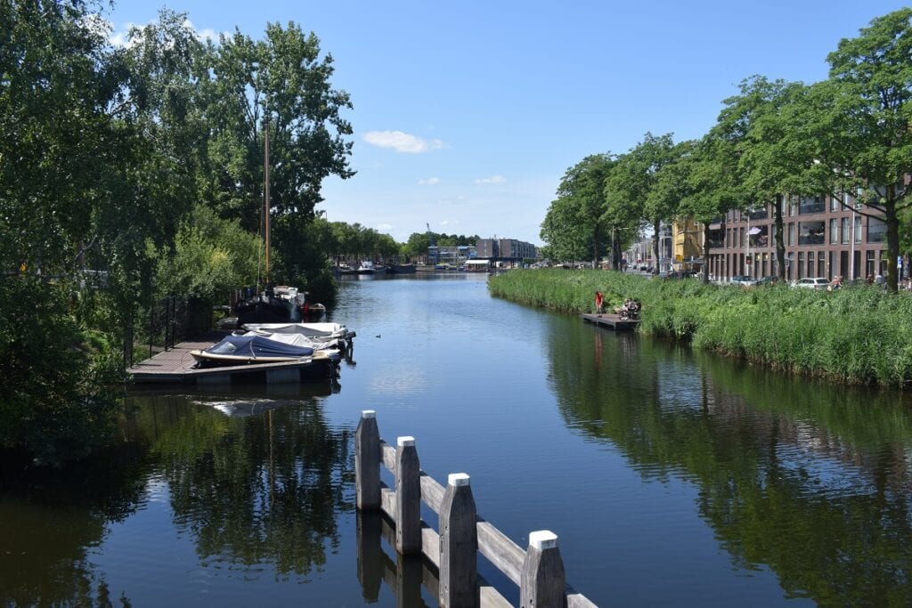 Piushaven in de zomer