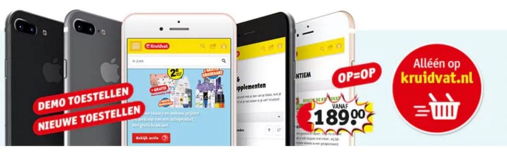 Apple telefoons bij de Kruidvat