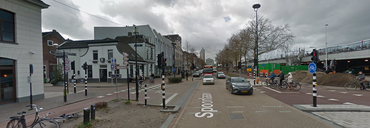 Kruising Spoorlaan en Willem II-straat