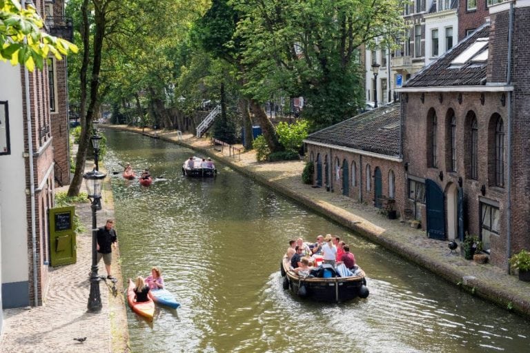 9 x bootje varen in Utrecht indebuurt Utrecht