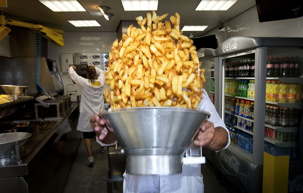 Manneken Pis Utrecht friet