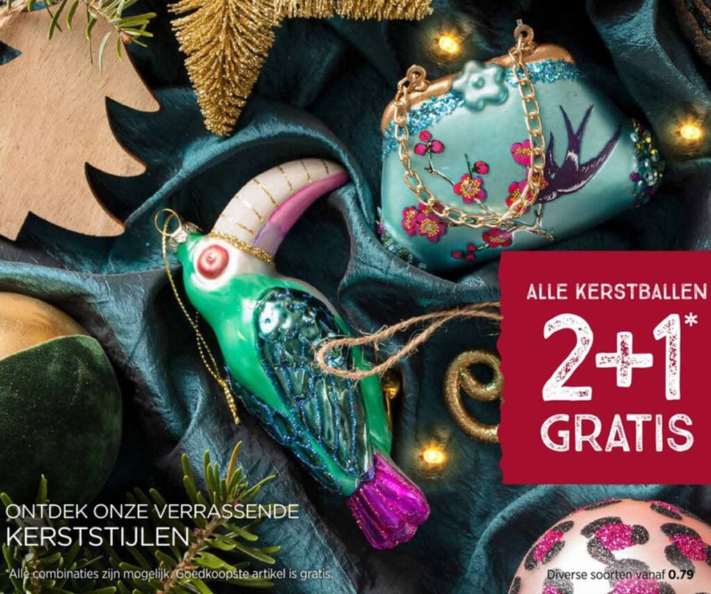 xenos kerstballen korting