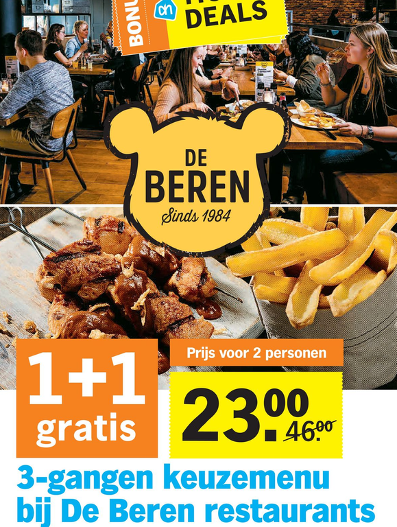 albert heijn restaurant de beren