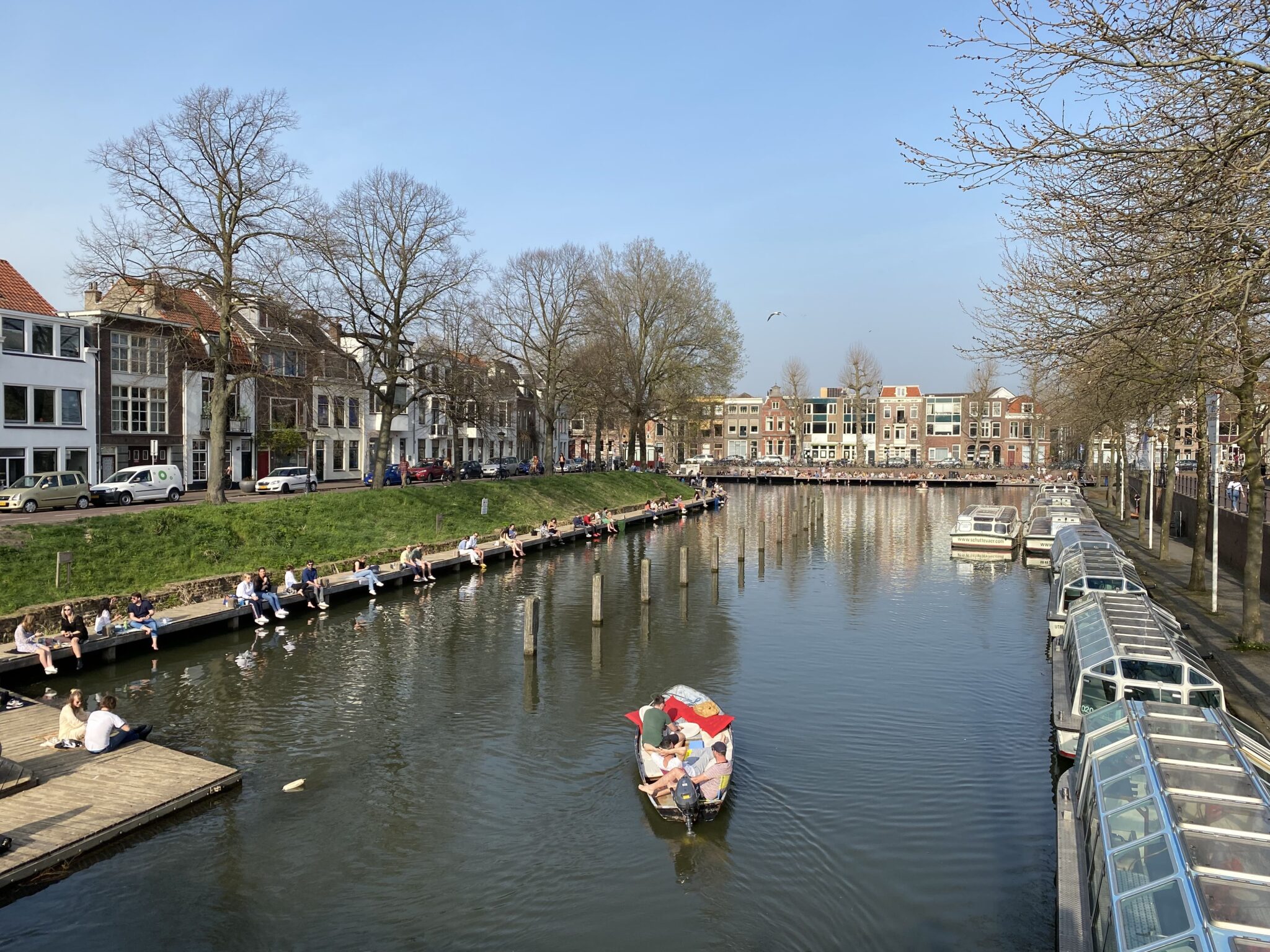 varen boot mensen weerdsingel zitten utrecht