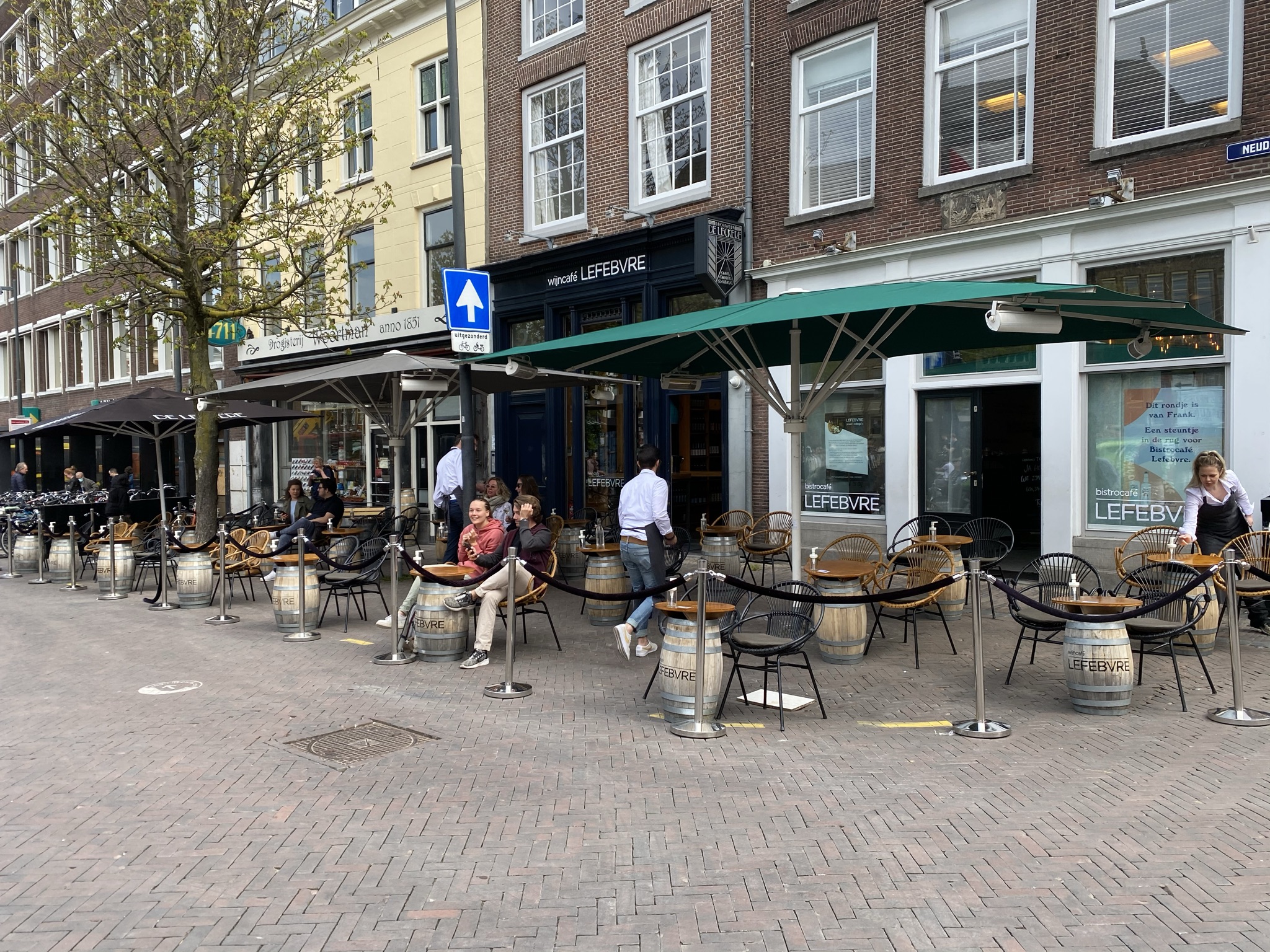 Bistrocafé Lefebvre indebuurt Utrecht