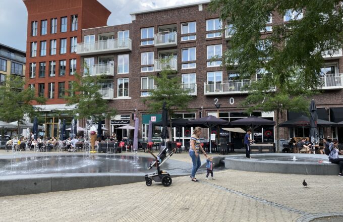 mensen terras
