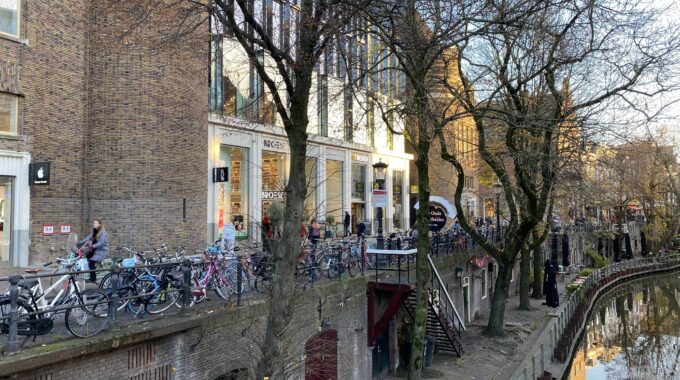 herfst mensen winkelen utrecht 2021