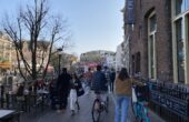 lente 2022 centrum utrecht mensen winkelen