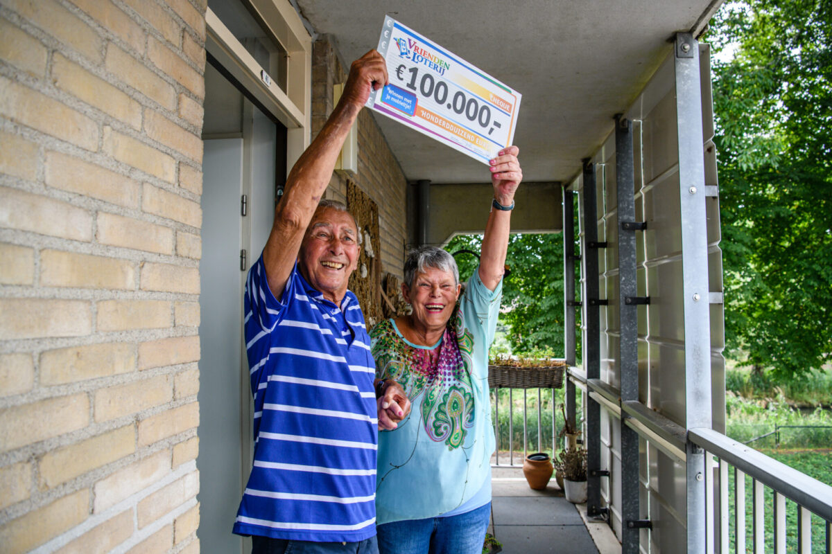 Wietske en haar man uit Veenendaal winnen 100.000 euro