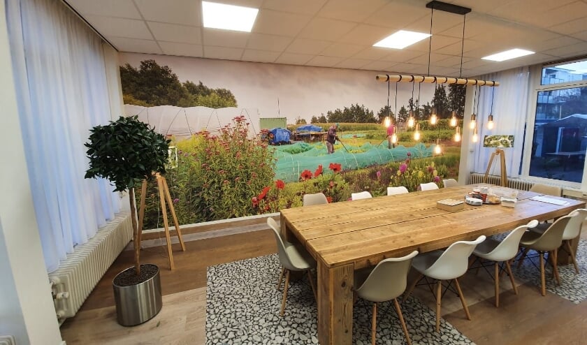 De nieuwe ontvangstruimte van de Voedselbank Veenendaal