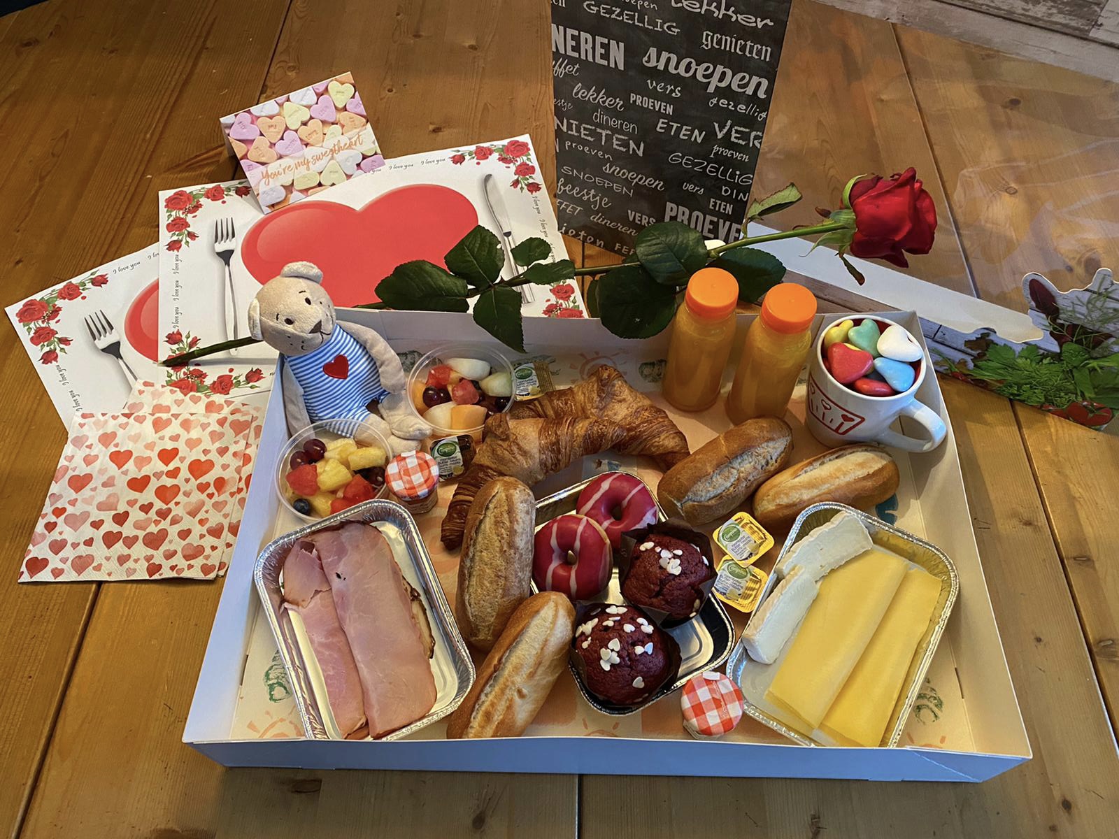 Verras je Valentijn met een lekker ontbijt van Délifrance Veenendaal